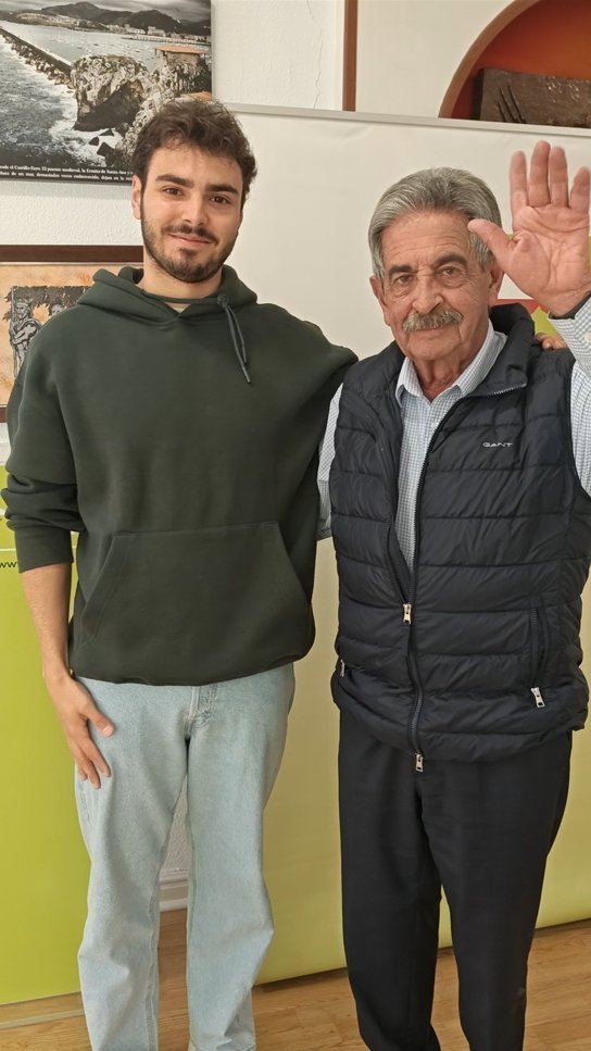 Con Miguel Ángel Revilla
